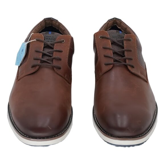 Nunn Bush Circuit Plain Toe Oxford Shoes Brandy US 11.5 EU 44.5 - Picture 5 of 6